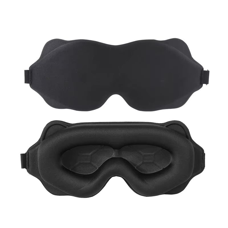 3D Sleep Mask Sleeping Aid Blindfold Block Out Light Portable Soft Memory Foam Face Mask Eyeshade Comfort Three Dimension Design