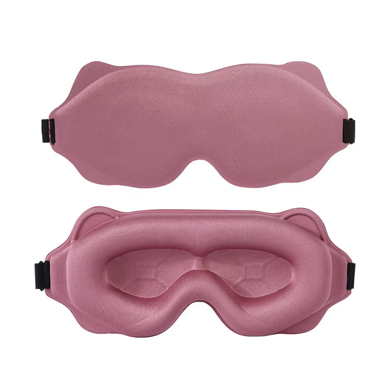 3D Sleep Mask Sleeping Aid Blindfold Block Out Light Portable Soft Memory Foam Face Mask Eyeshade Comfort Three Dimension Design